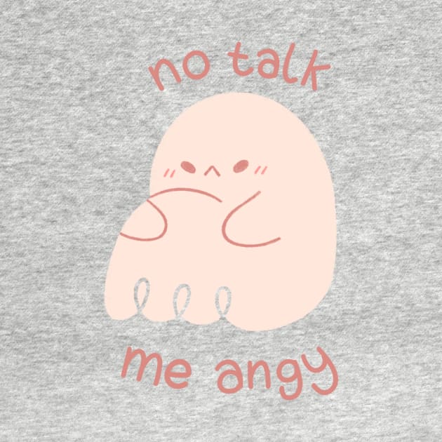 No Talk Me Angy Ghost by Niamh Smith Illustrations